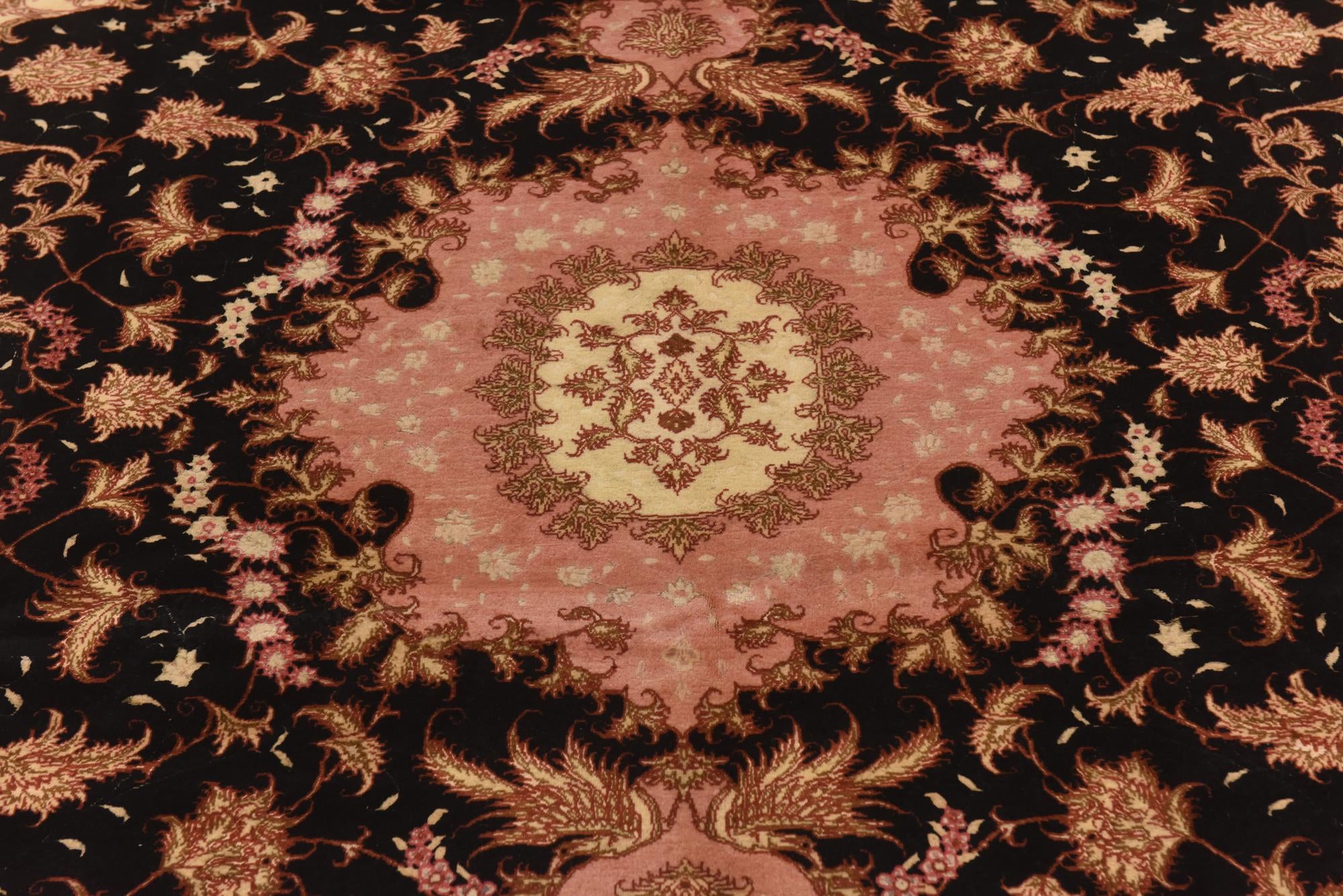 6' 7 x 9' 7 Hand Knotted Tabriz Persian Rug