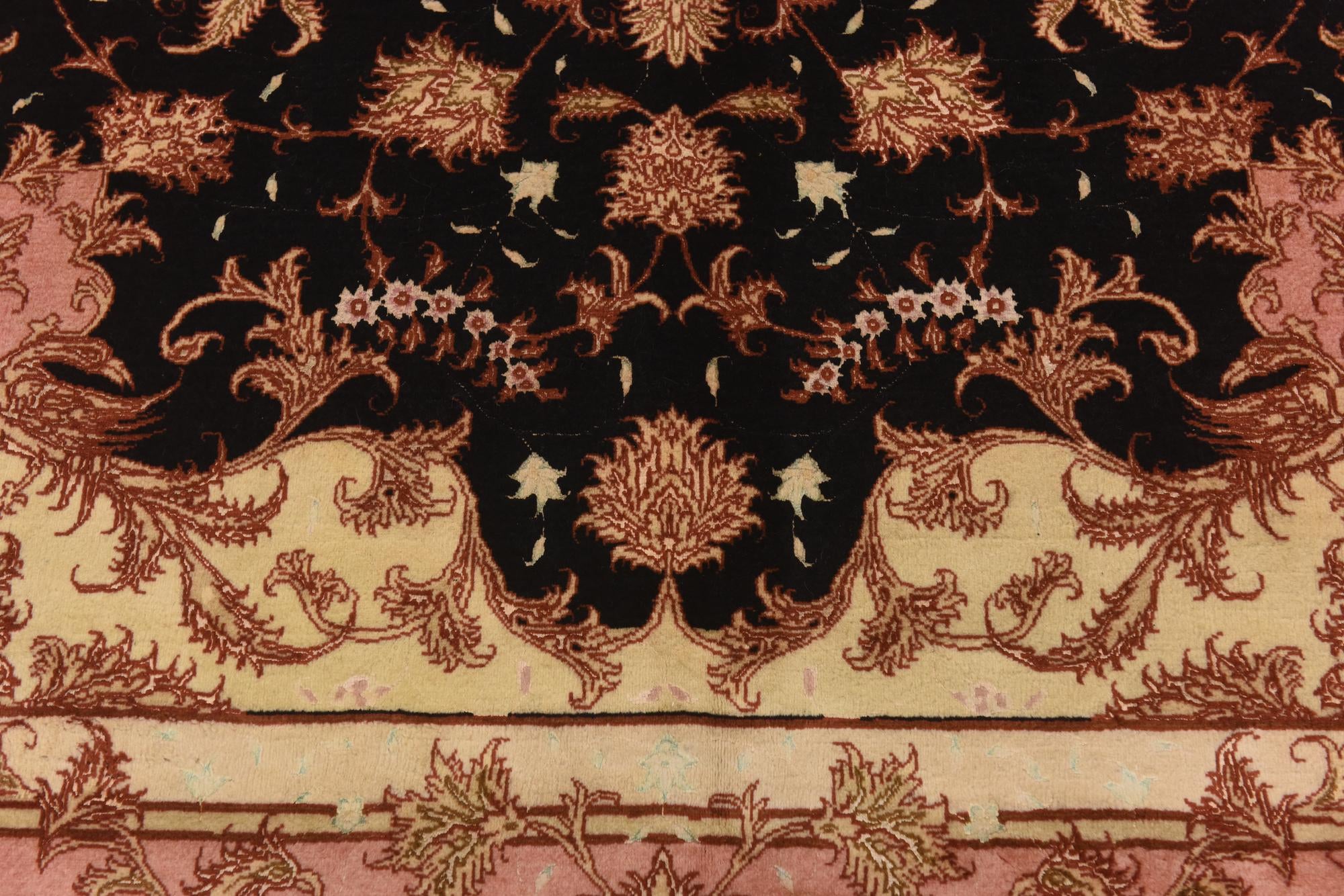 6' 7 x 9' 7 Hand Knotted Tabriz Persian Rug