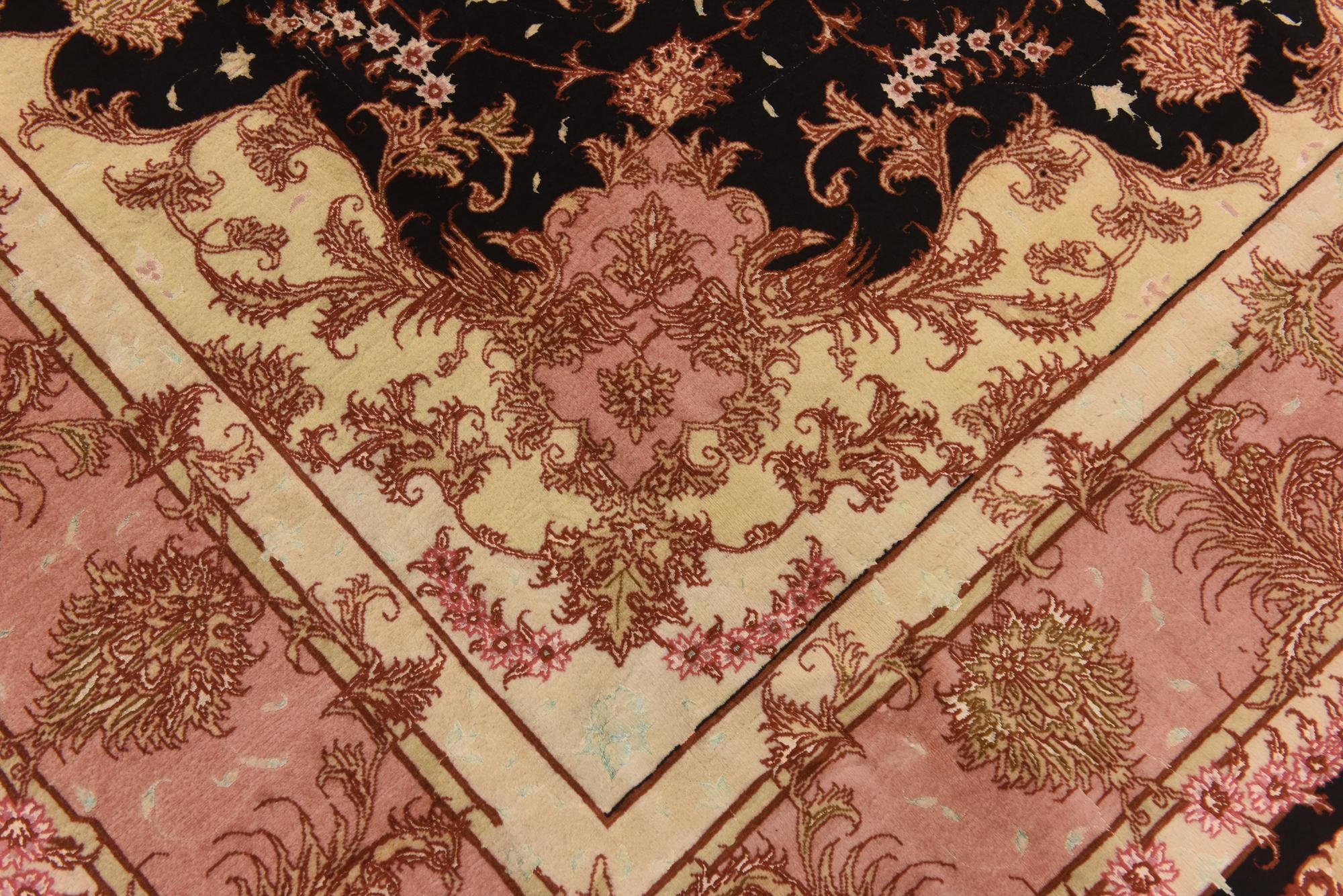 6' 7 x 9' 7 Hand Knotted Tabriz Persian Rug