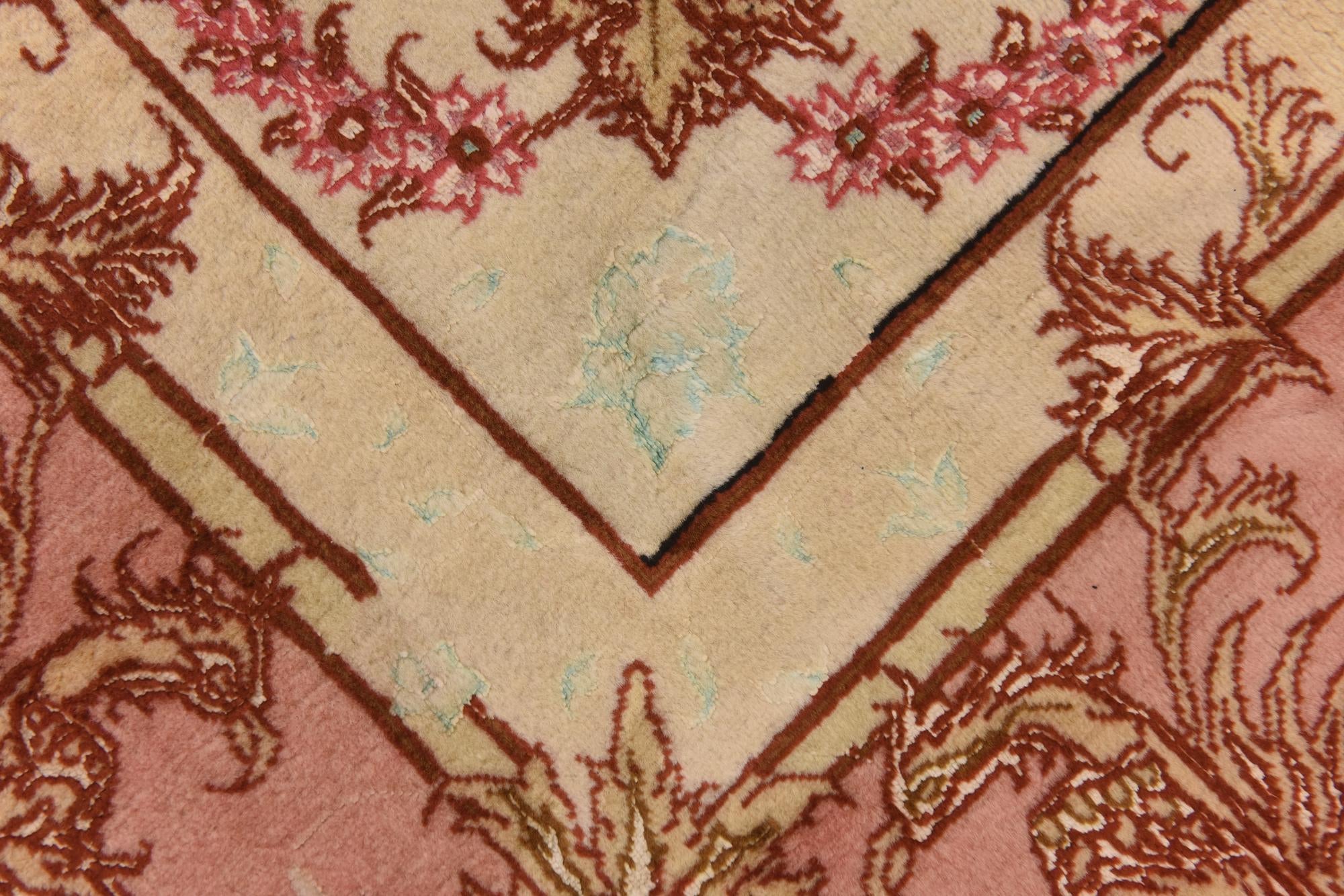 6' 7 x 9' 7 Hand Knotted Tabriz Persian Rug
