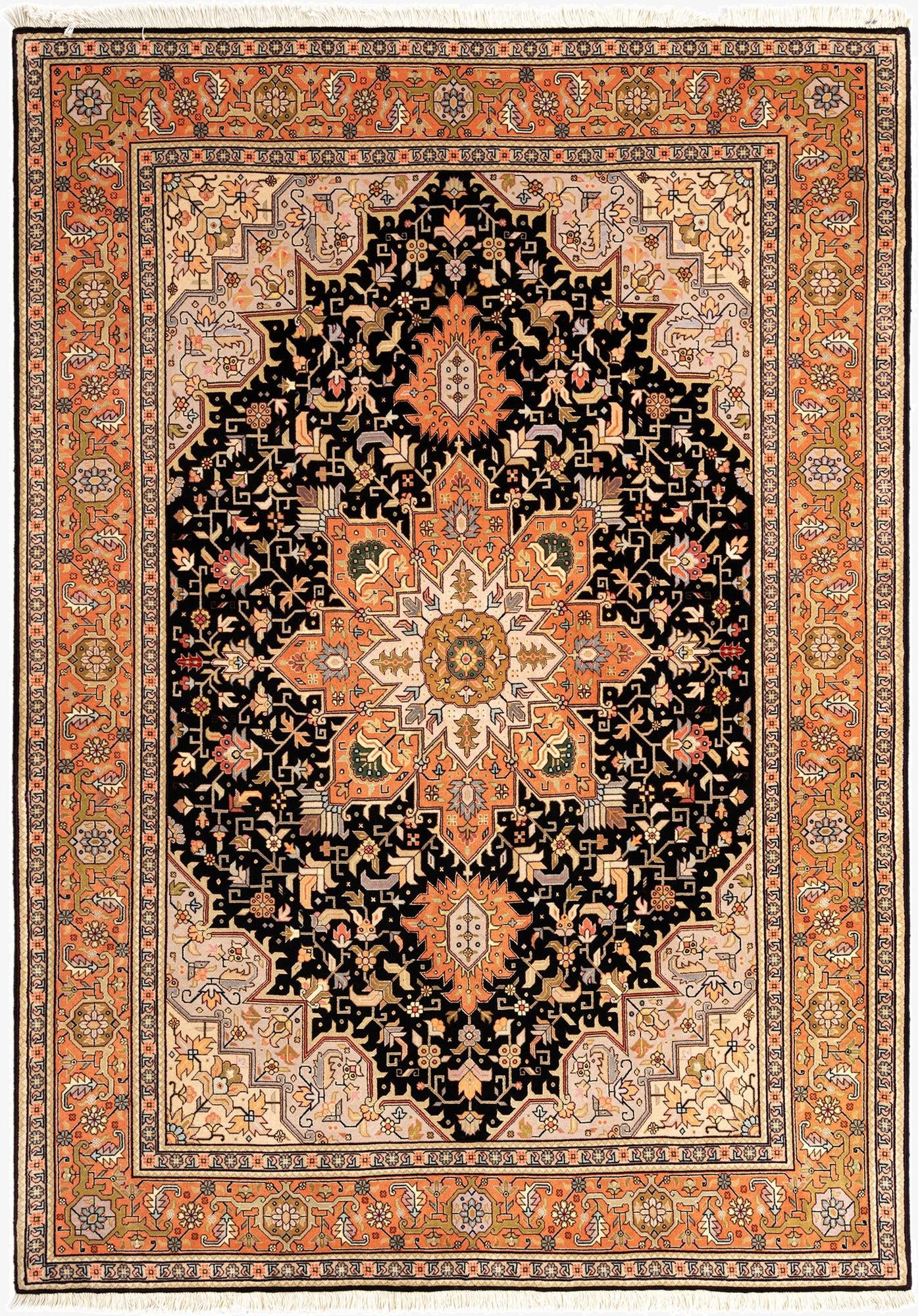 4' 11 x 7' Tabriz Rug