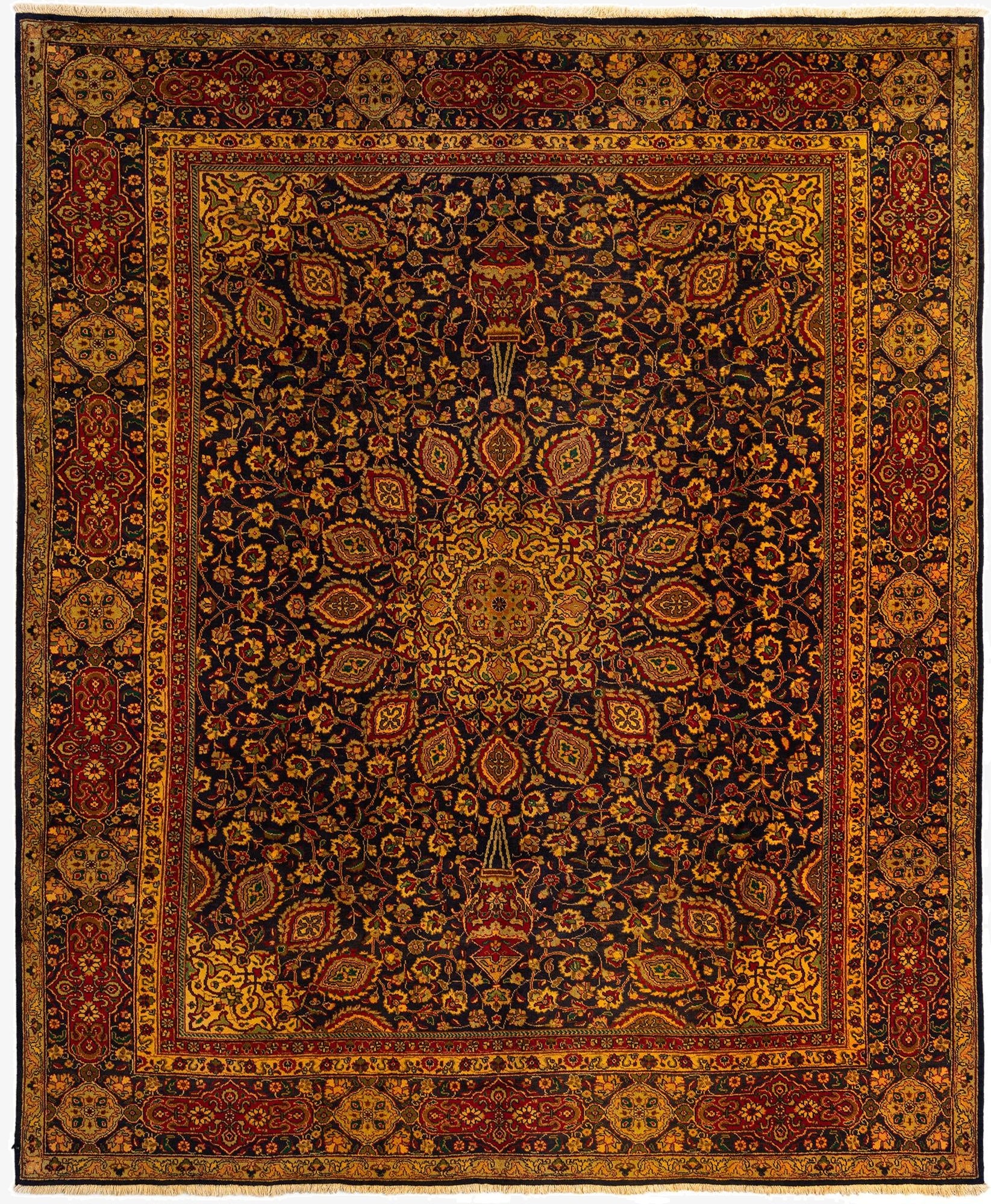 9' 11 x 12' 2 Tabriz Wool Rug