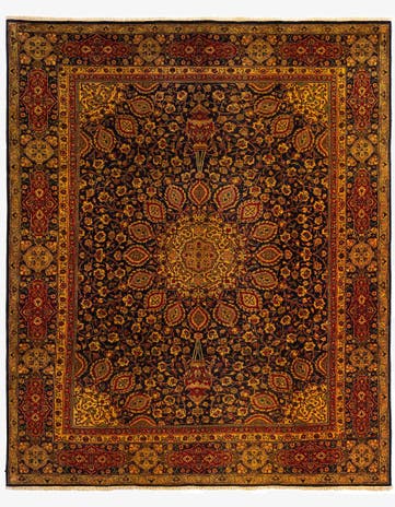 9' 11 x 12' 2 Tabriz Wool Rug