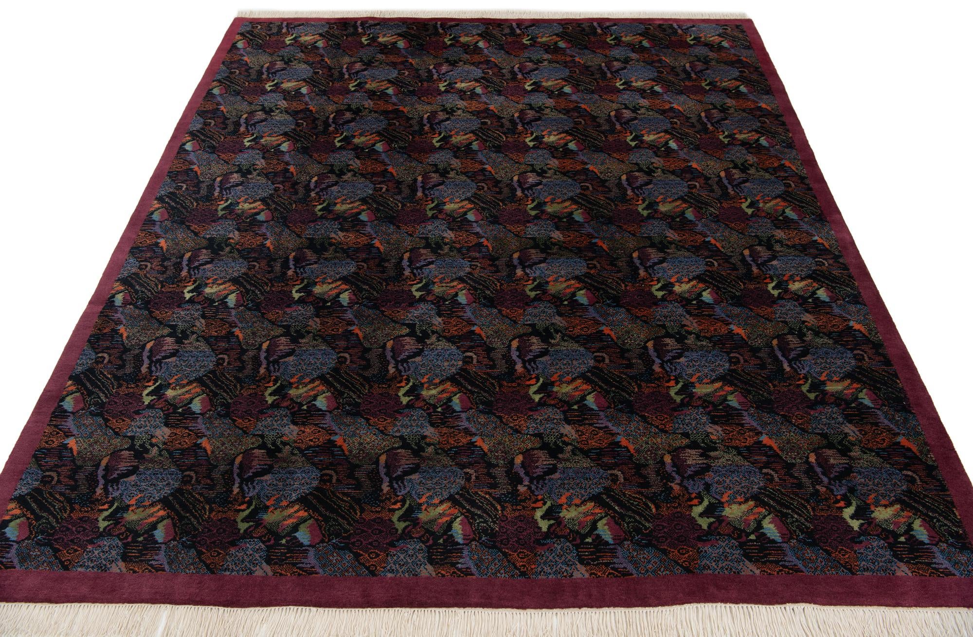 7' 10 x 9' Hand Knotted Tibet Wool Rug