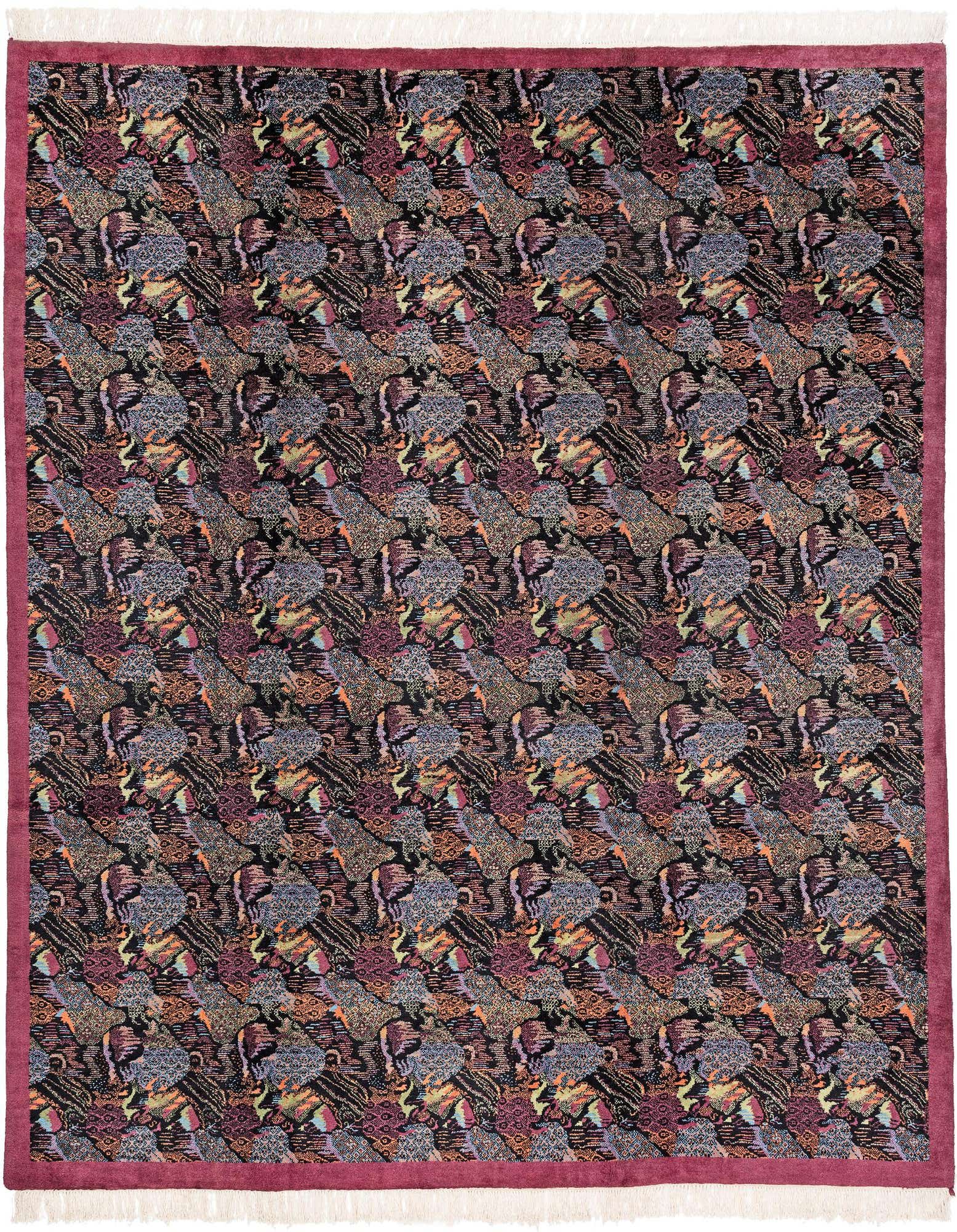 7' 10 x 9' Hand Knotted Tibet Wool Rug