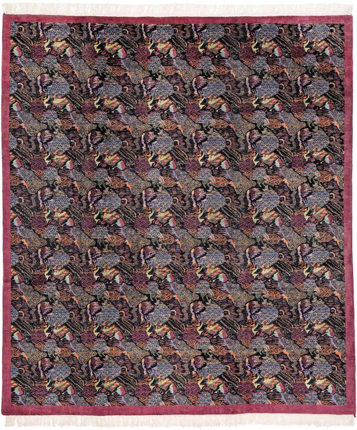 7' 10 x 9' Hand Knotted Tibet Wool Rug