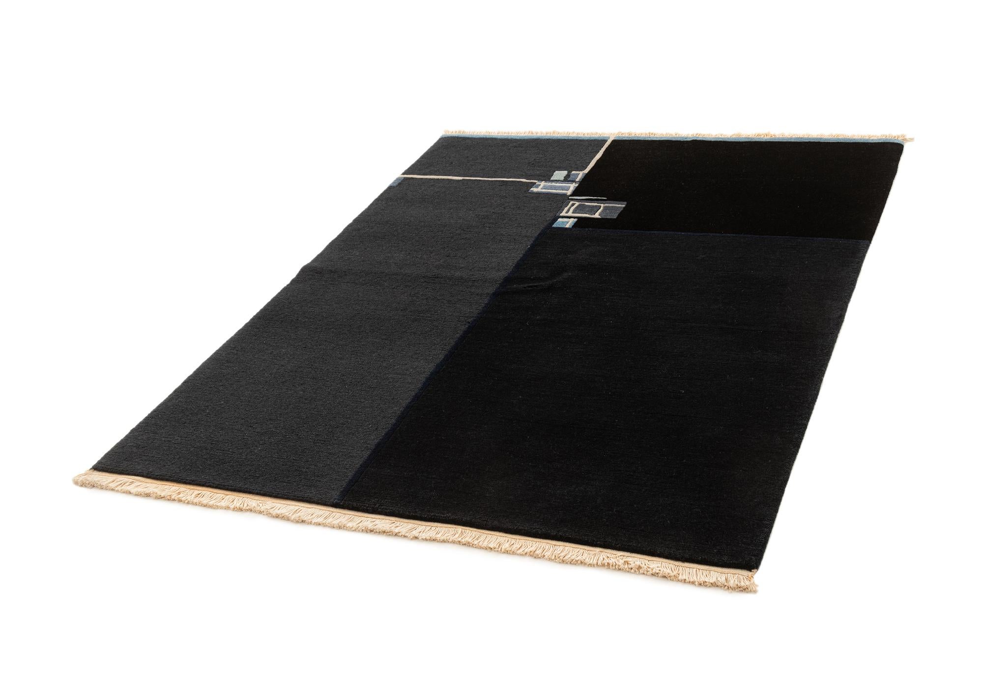 5' x 6' 7 Hand Knotted Tibet Wool Rug