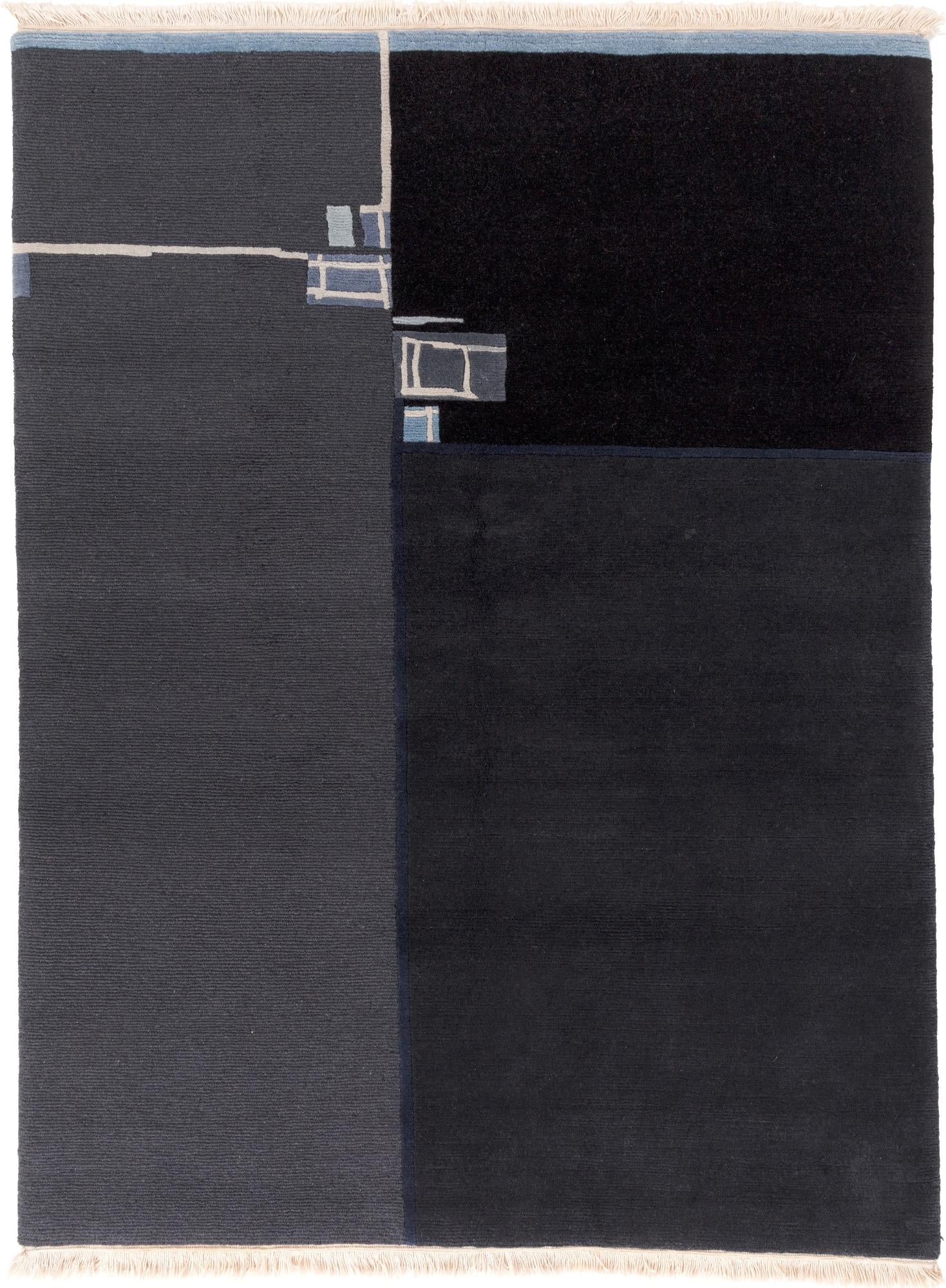 5' x 6' 7 Hand Knotted Tibet Wool Rug