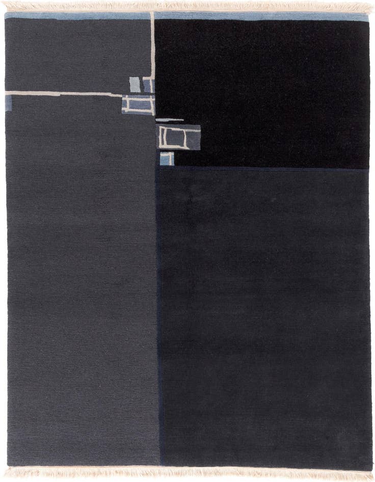 Detail image of 5' x 6' 7 Hand Knotted Tibet Wool Rug