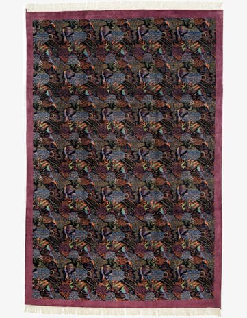 6' 2 x 9' 5 Hand Knotted Tibet Wool Rug