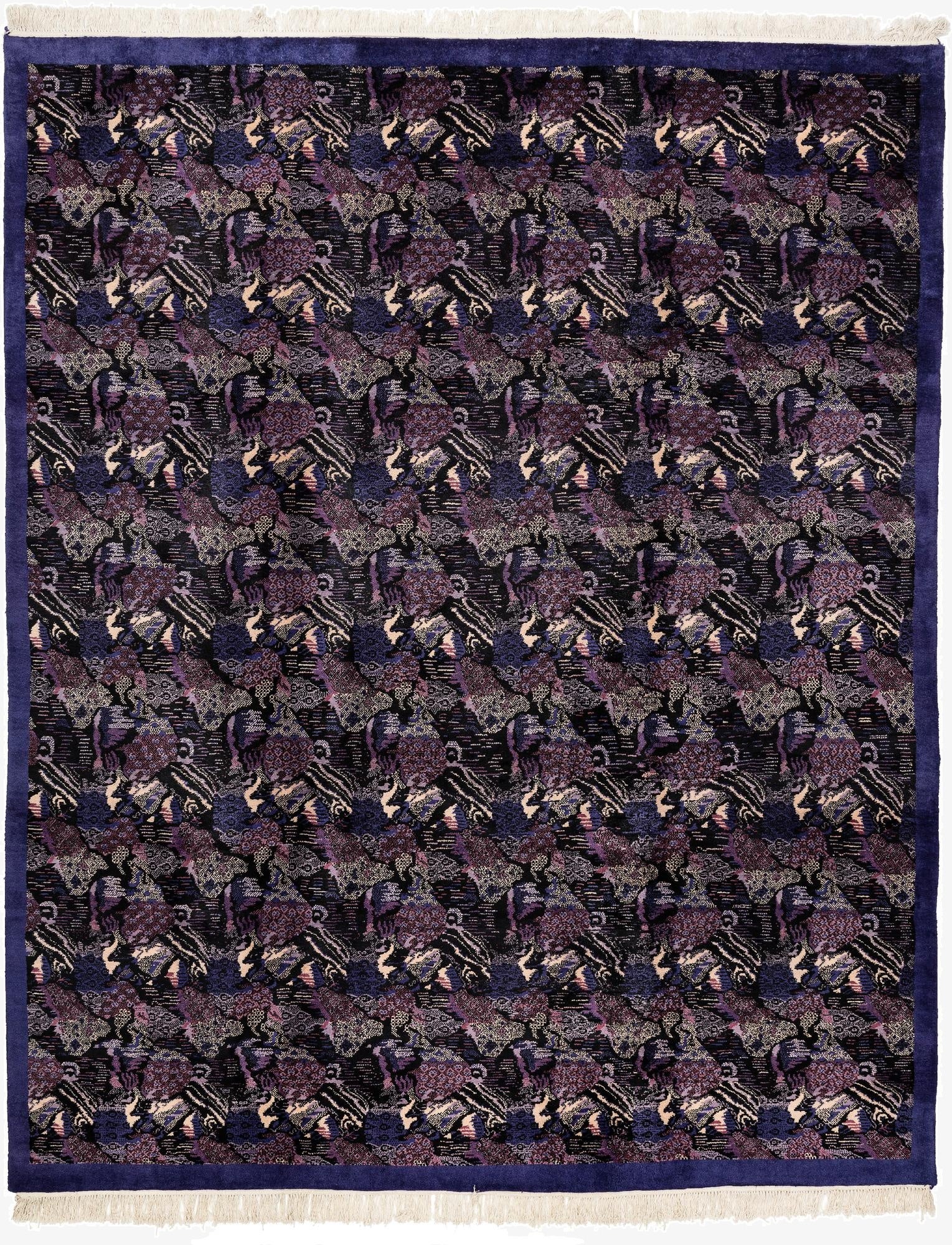 8' x 9' 10  Hand Knotted Tibet Wool Rug