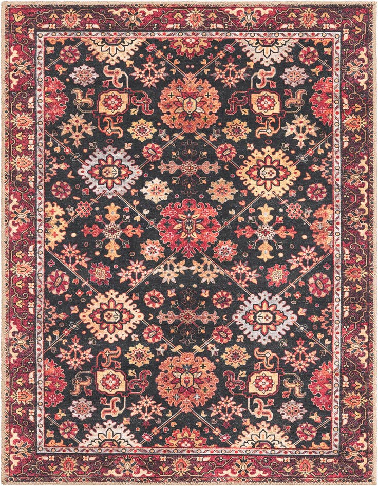 Detail image of 3' 6 x 5' 6 Washable Timeless Rug
