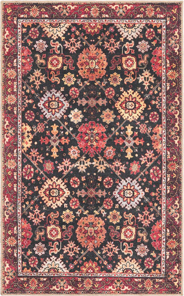 Detail image of 3' 6 x 5' 6 Washable Timeless Rug