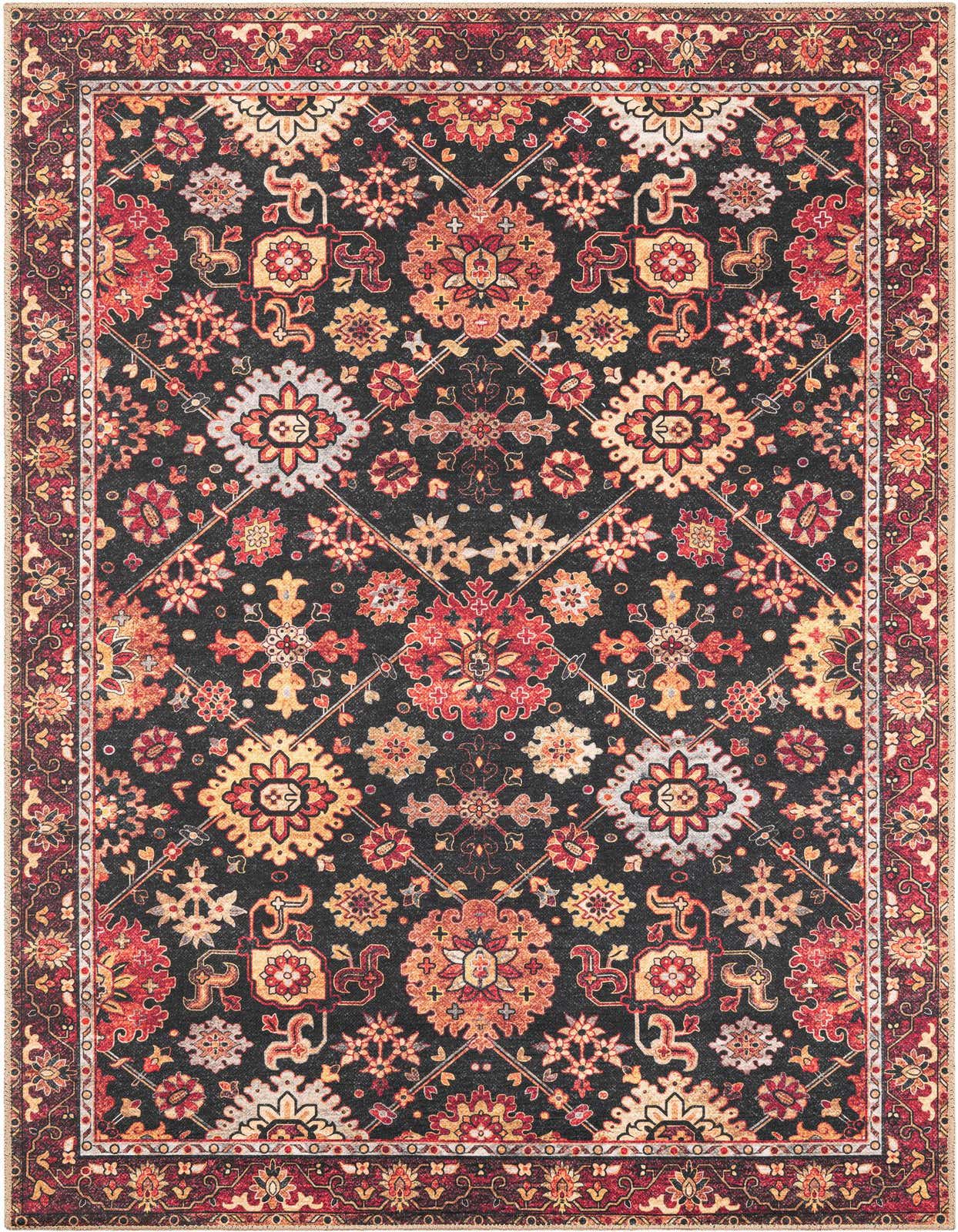 5' 1 x 8' Washable Timeless Rug