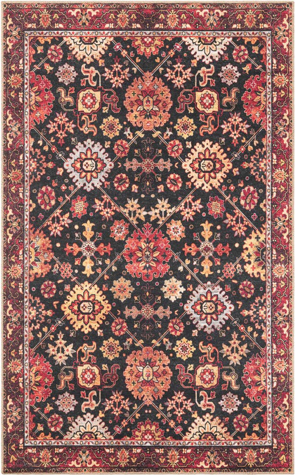 Detail image of 5' 1 x 8' Washable Timeless Rug