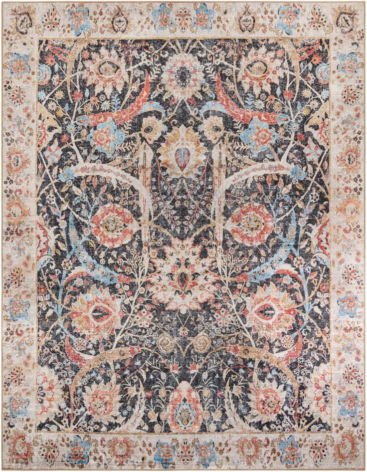 Detail image of 9' 5 x 13' 1 Washable Timeless Rug