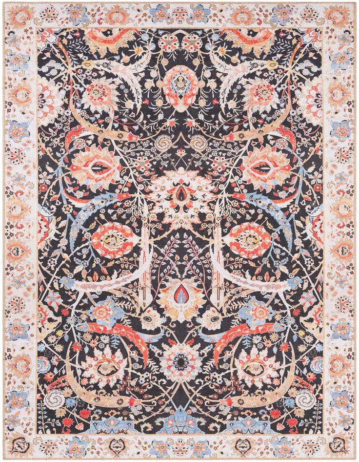 Detail image of 5' 1 x 8' Washable Timeless Rug