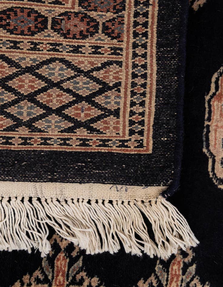 Detail image of 2' 8 x 4' 2 Hand Knotted Torkaman Persian Wool Rug