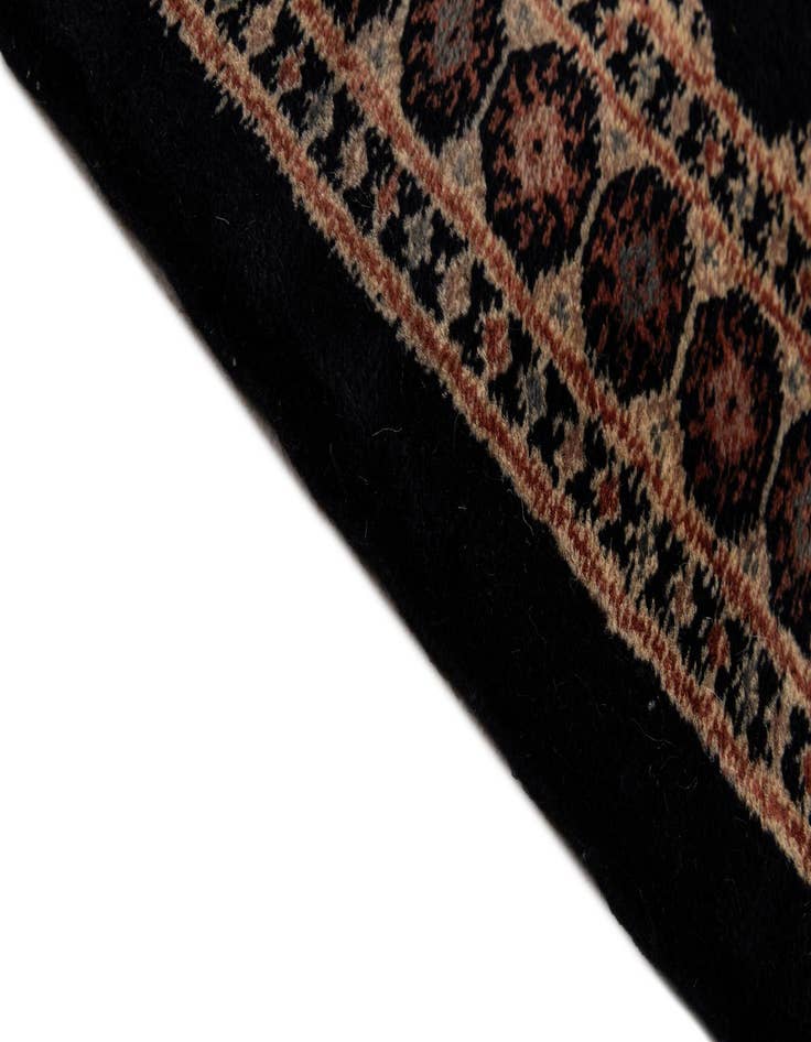 Detail image of 2' 8 x 4' 2 Hand Knotted Torkaman Persian Wool Rug