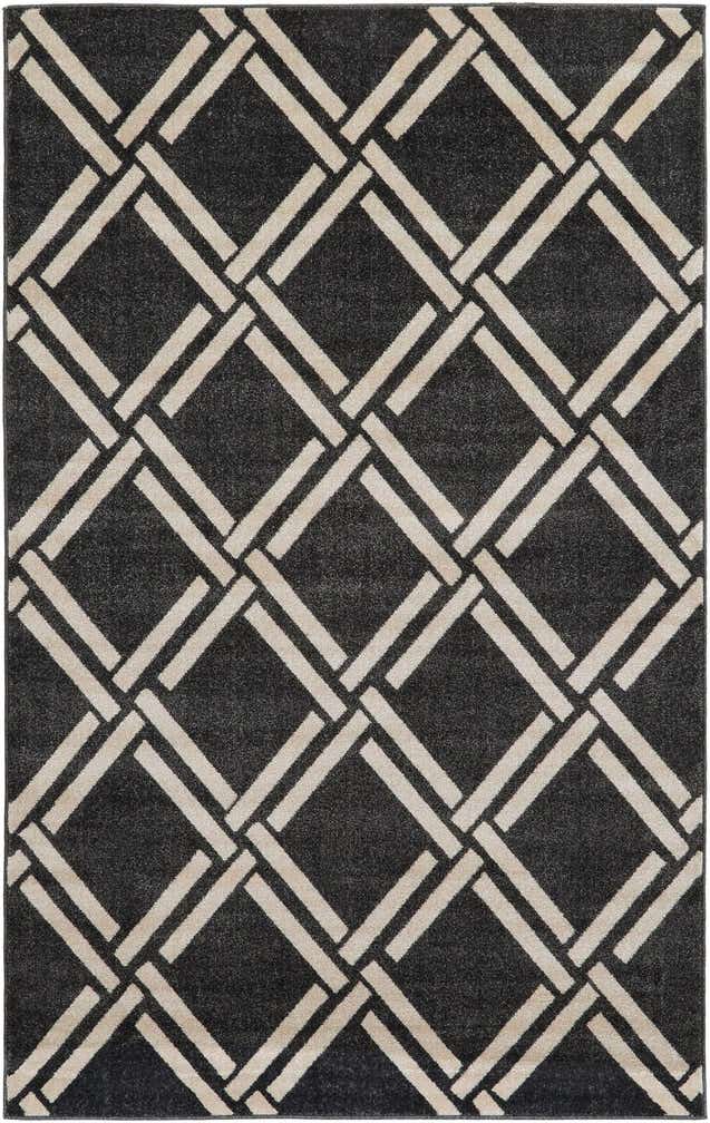 155cm x 245cm Gittermuster Teppich