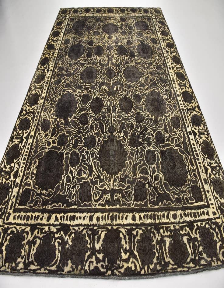 Detail image of 8' 6 x 11' 6  Hand Knotted Ultra Vintage Persian Wool Rug