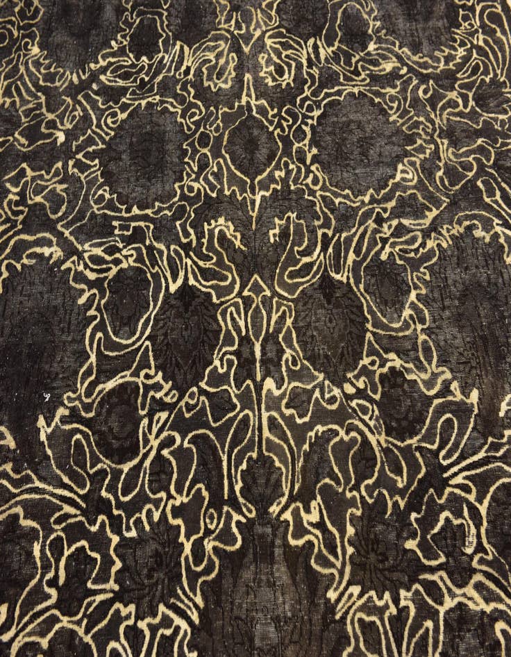 Detail image of 8' 6 x 11' 6  Hand Knotted Ultra Vintage Persian Wool Rug