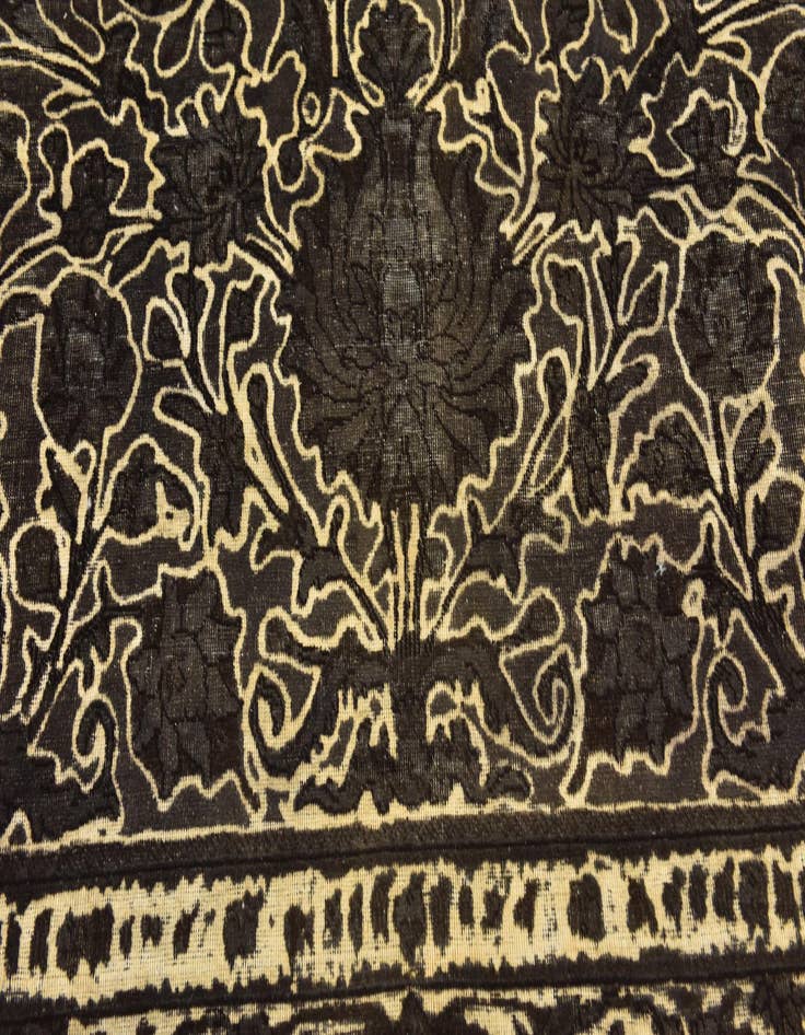 Detail image of 8' 6 x 11' 6  Hand Knotted Ultra Vintage Persian Wool Rug