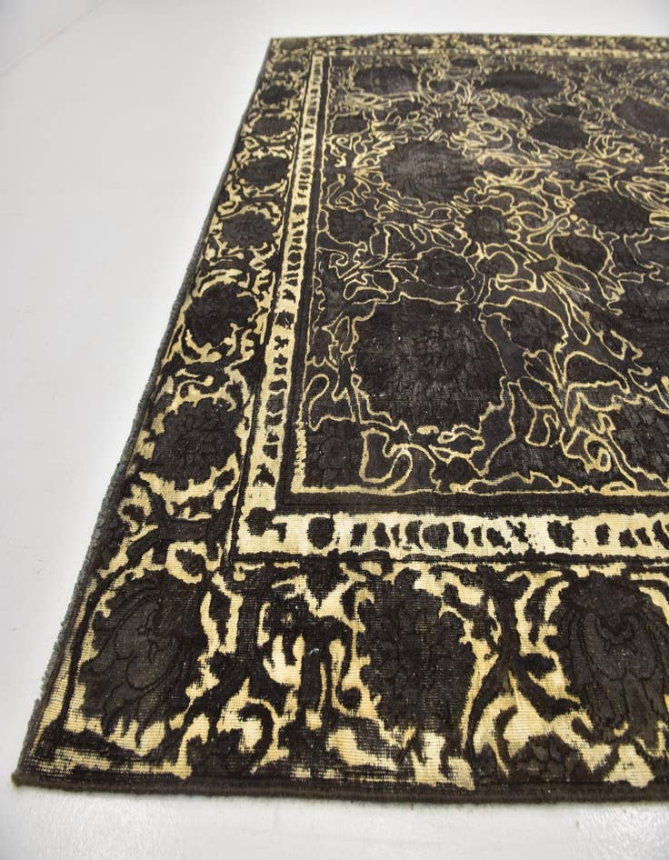 Detail image of 8' 6 x 11' 6  Hand Knotted Ultra Vintage Persian Wool Rug