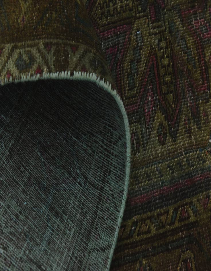 Detail image of 3' 9 x 6' 2 Hand Knotted Ultra Vintage Persian Wool Rug