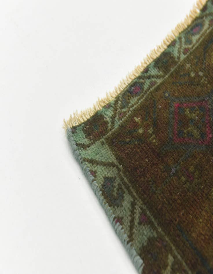 Detail image of 3' 9 x 6' 2 Hand Knotted Ultra Vintage Persian Wool Rug