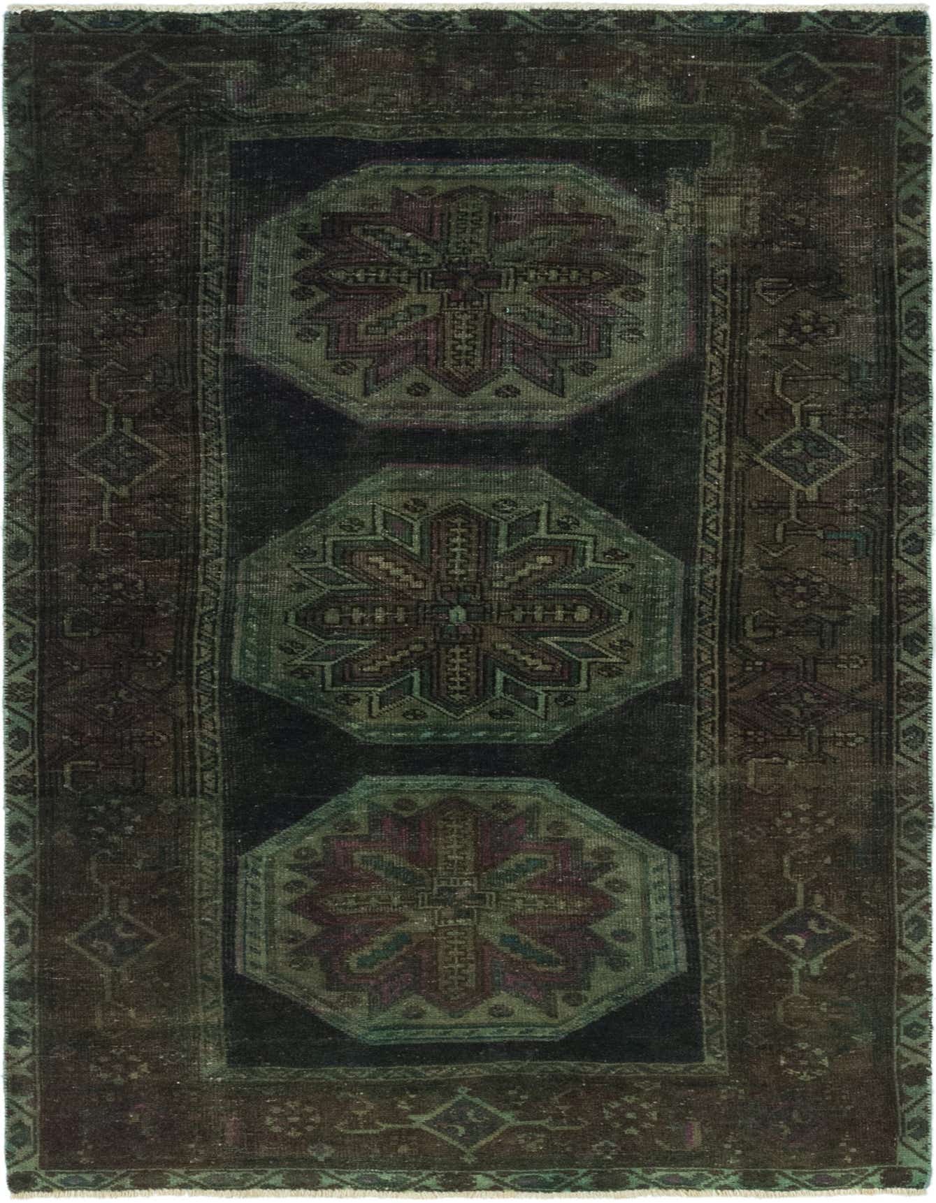 Primary image  3' 9 x 6' 2  Hand Knotted Ultra Vintage Persian Wool Rug