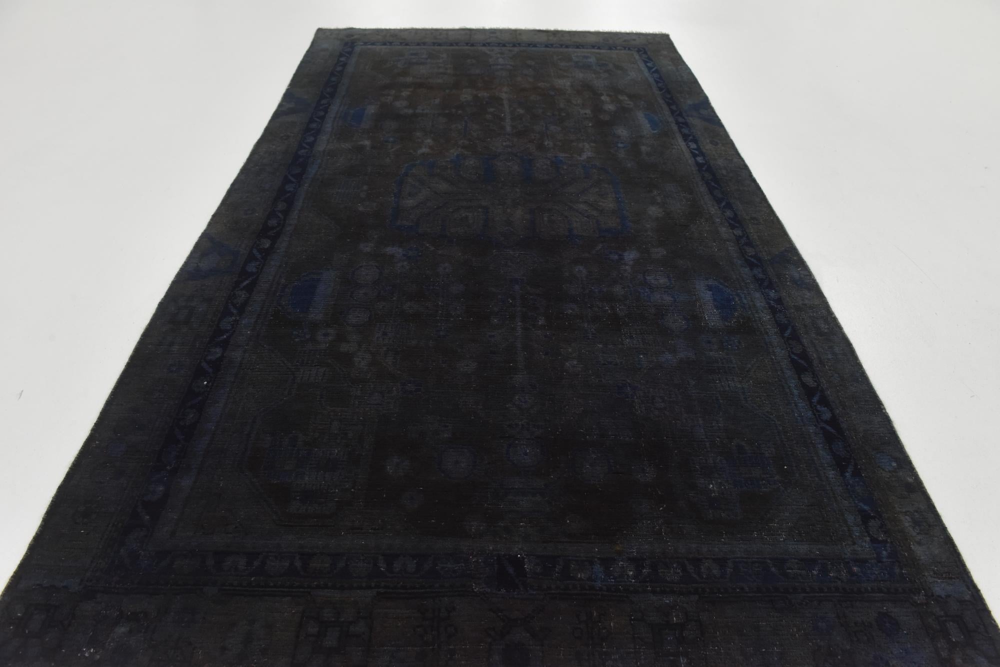 4' 10 x 8' 9 Hand Knotted Ultra Vintage Persian Wool Rug