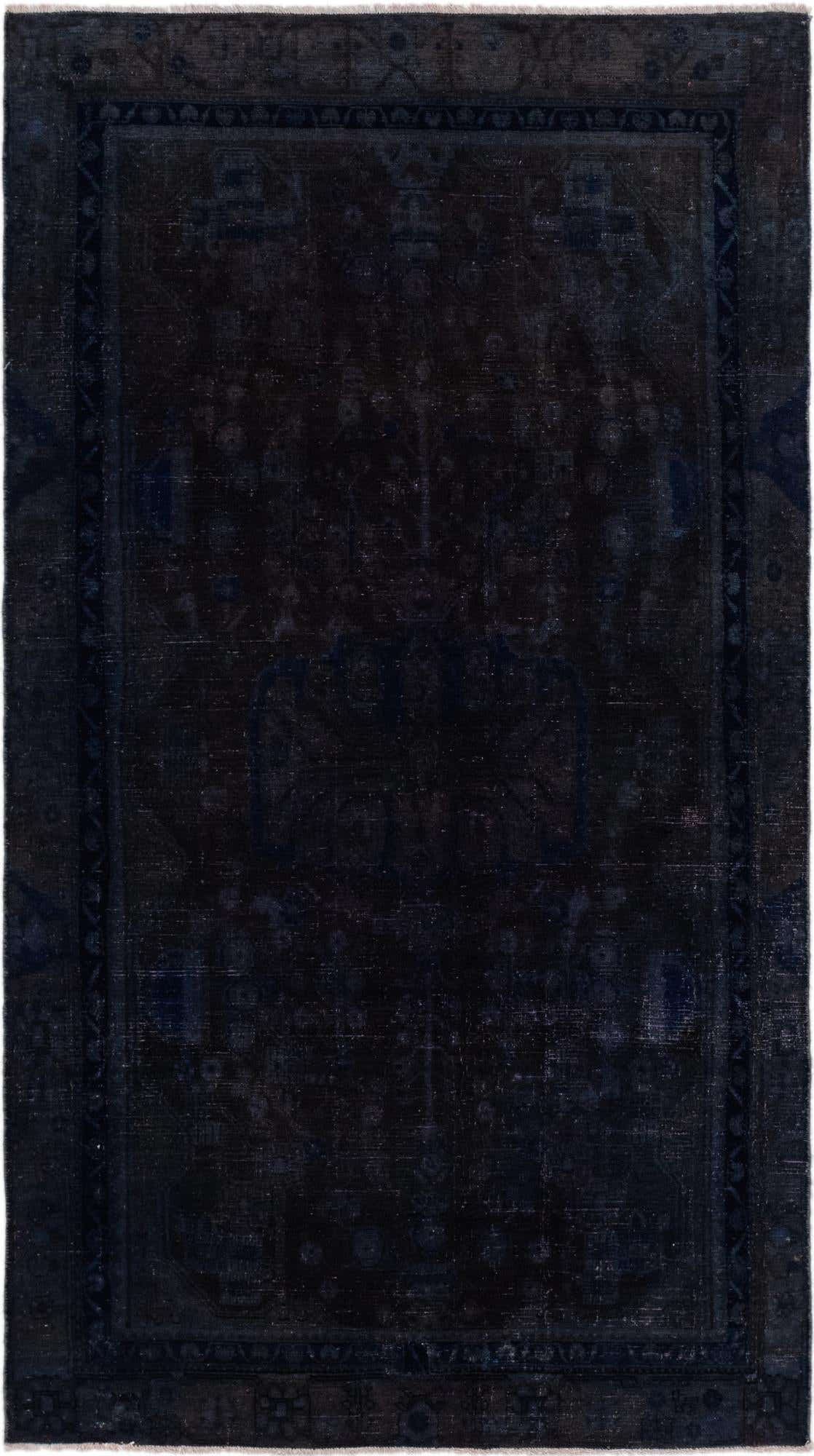 4' 10 x 8' 9 Hand Knotted Ultra Vintage Persian Wool Rug