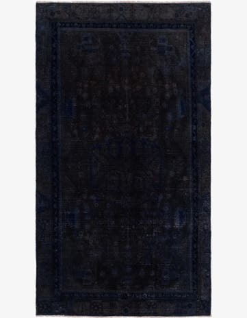 4' 10 x 8' 9 Hand Knotted Ultra Vintage Persian Wool Rug