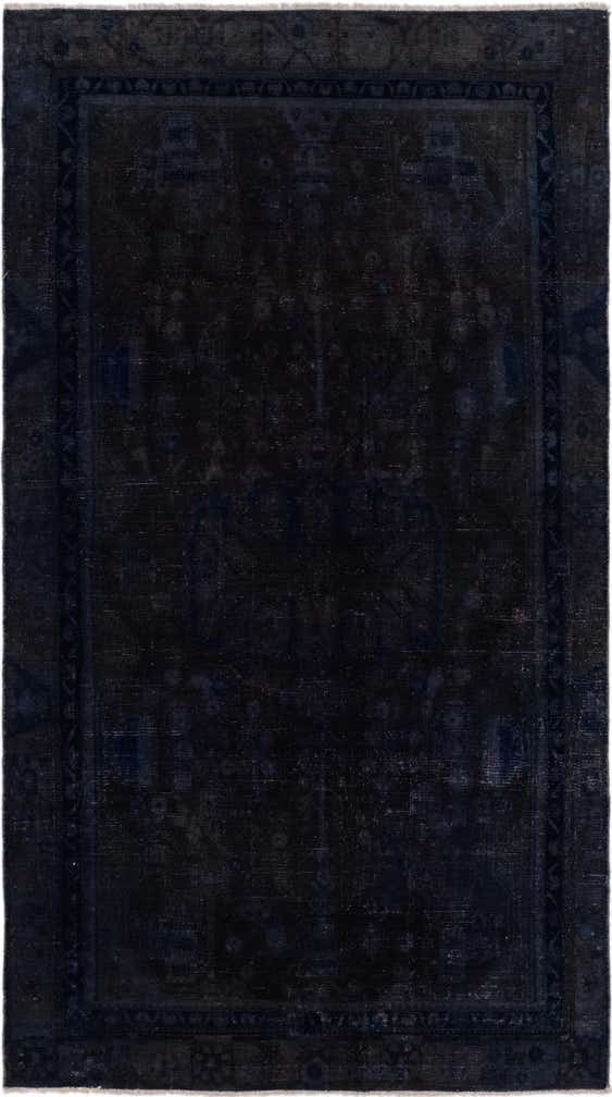 4' 10 x 8' 9 Hand Knotted Ultra Vintage Persian Wool Rug