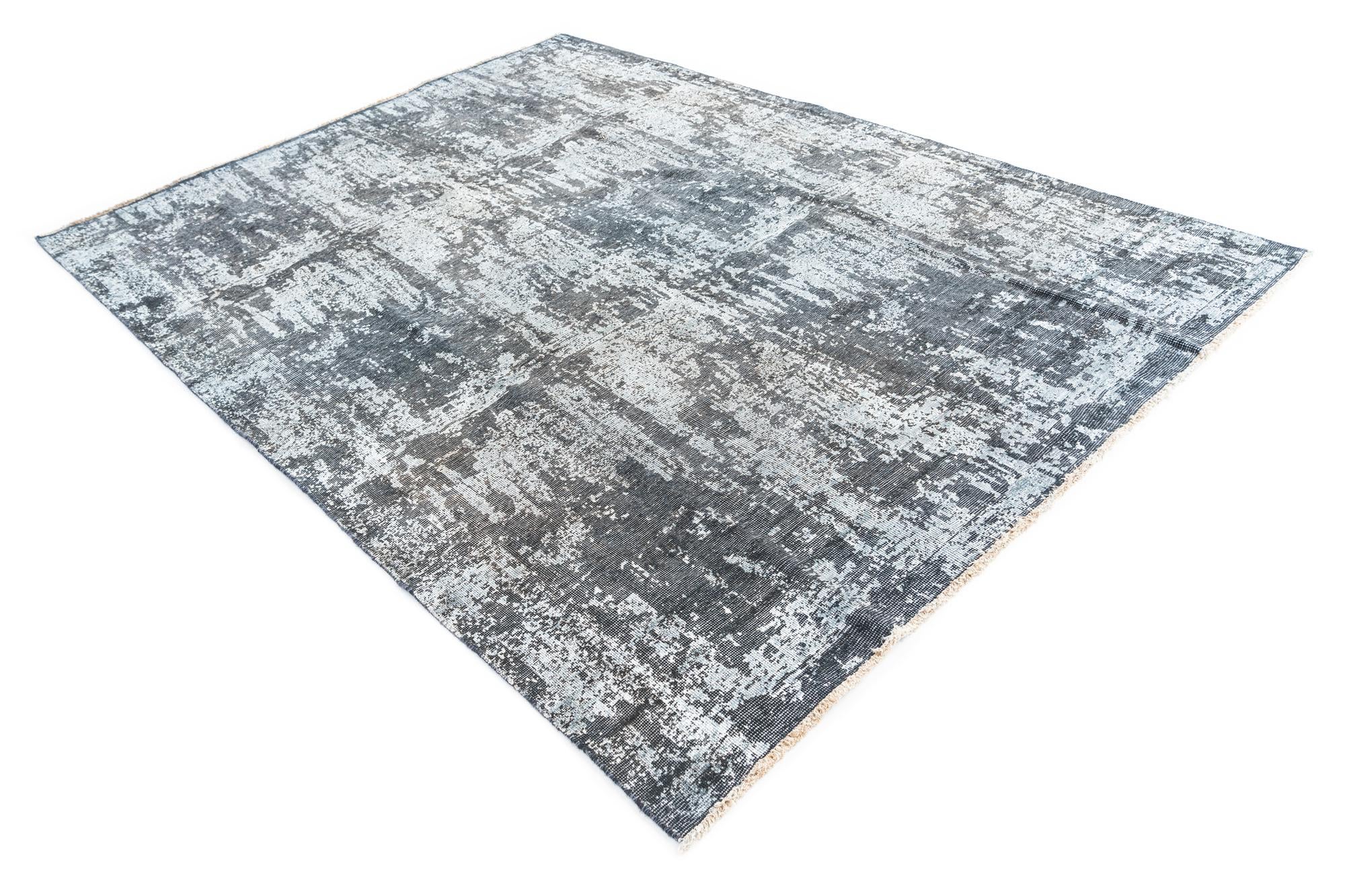 6' 4 x 8' 10 Hand Knotted Ultra Vintage Persian Wool Rug