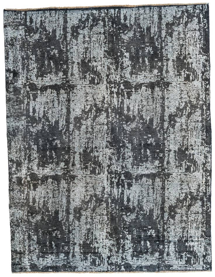 Detail image of 6' 4 x 8' 10 Hand Knotted Ultra Vintage Persian Wool Rug
