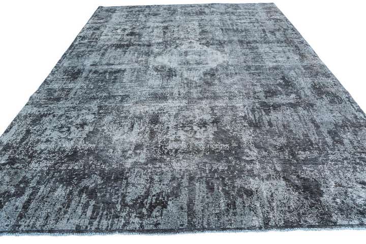 8' 10 x 12' 2 Hand Knotted Ultra Vintage Persian Wool Rug