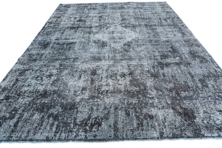 Detail image of 8' 10 x 12' 2 Hand Knotted Ultra Vintage Persian Wool Rug