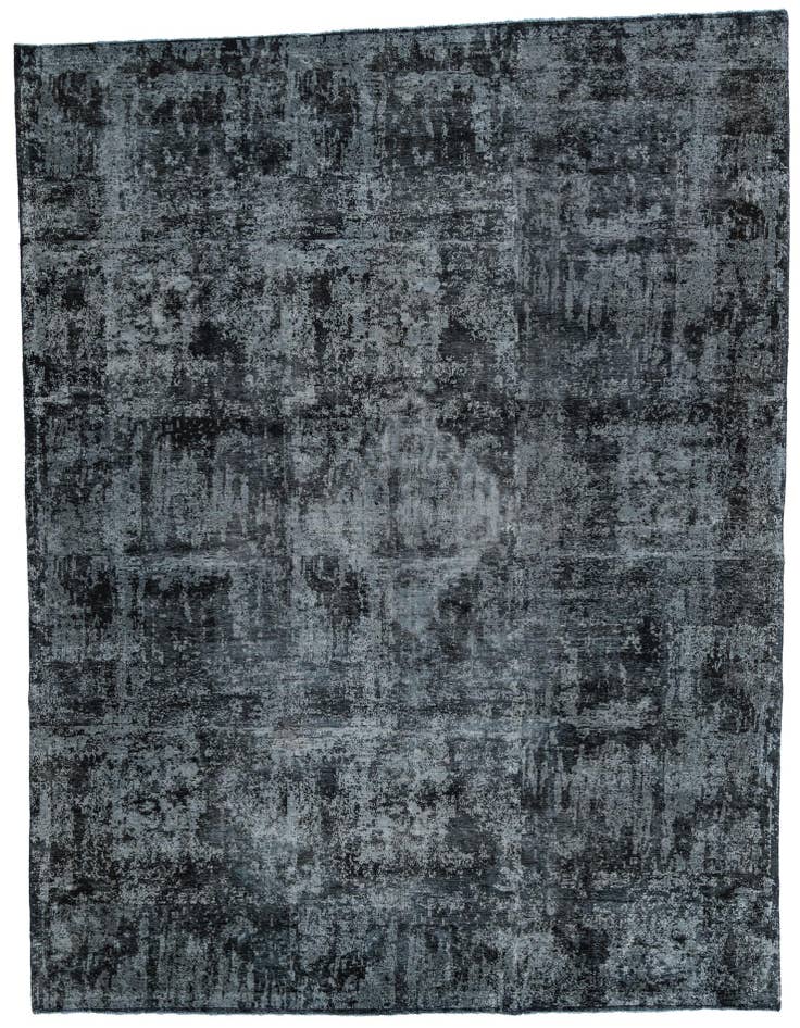 Detail image of 8' 10 x 12' 2 Hand Knotted Ultra Vintage Persian Wool Rug
