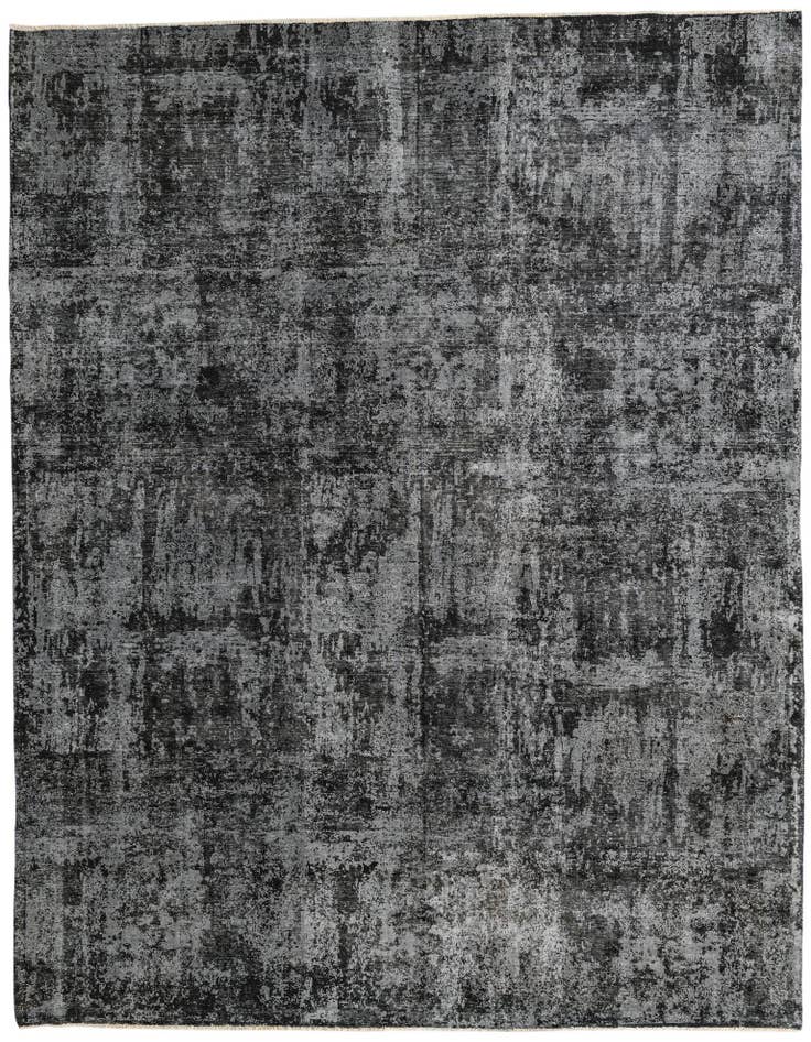 Detail image of 8' 4 x 10' 9 Hand Knotted Ultra Vintage Persian Wool Rug