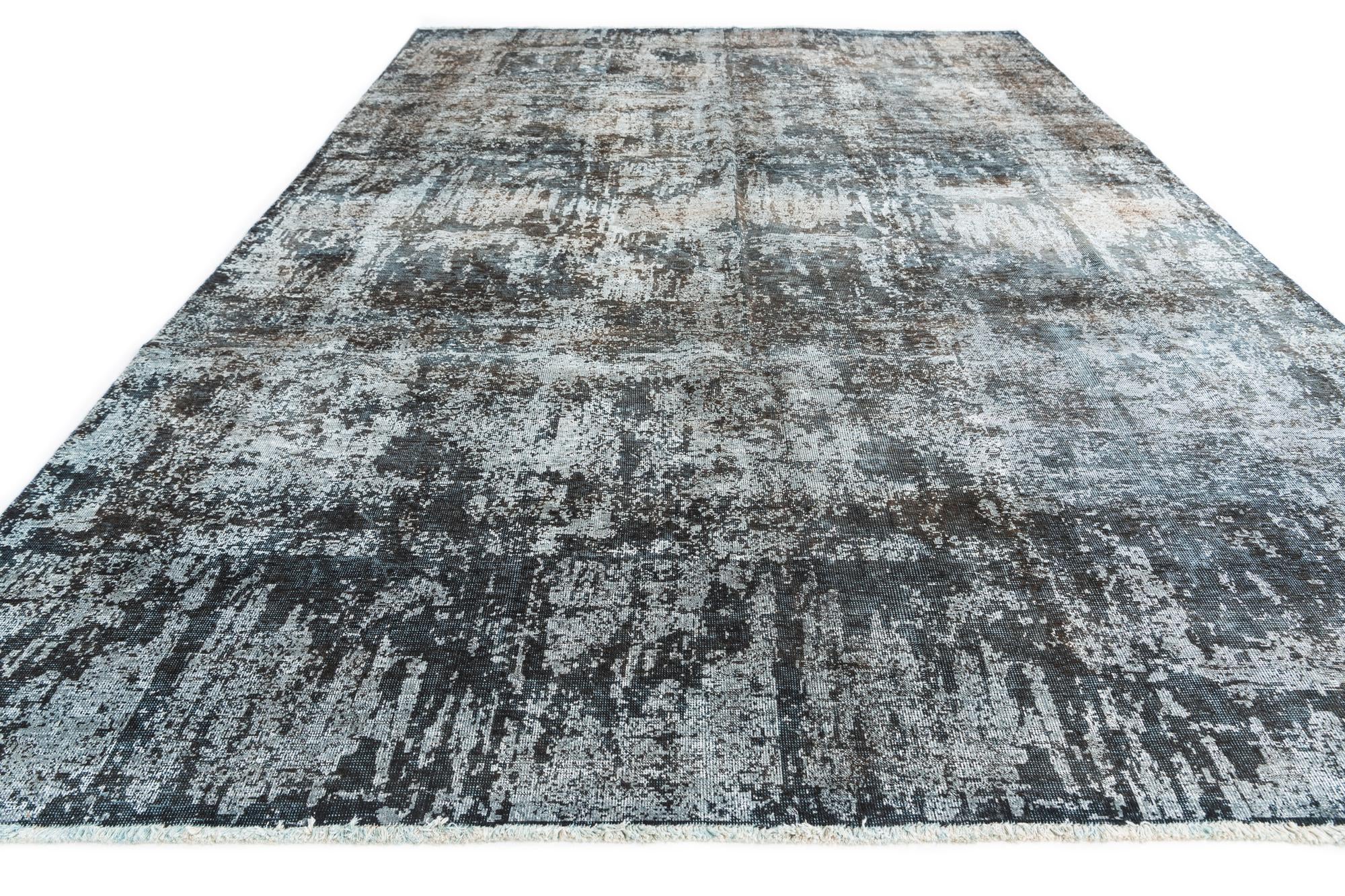 8' 9 x 12' 10 Hand Knotted Ultra Vintage Persian Wool Rug