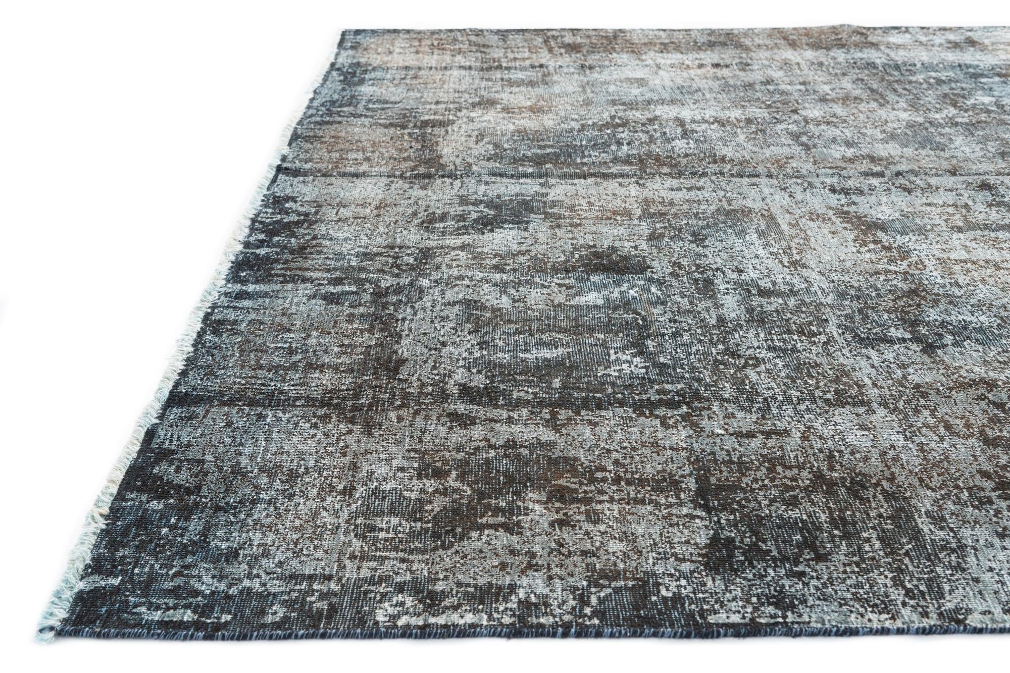 8' 9 x 12' 10 Hand Knotted Ultra Vintage Persian Wool Rug