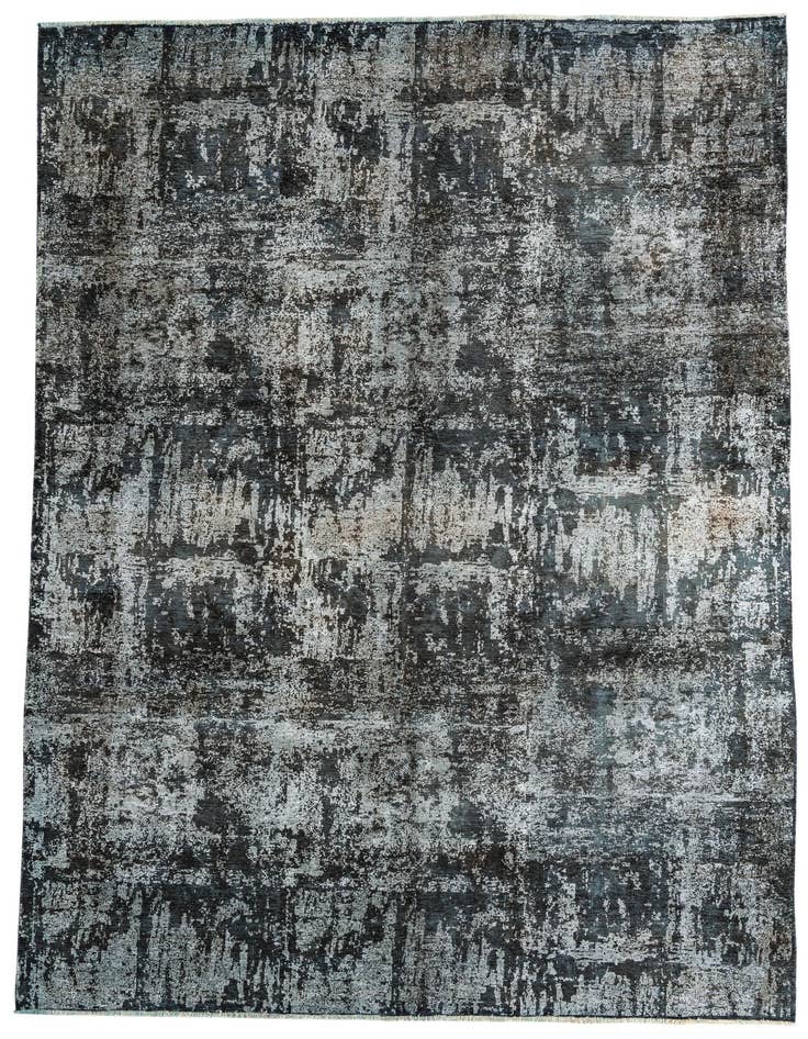 Detail image of 8' 9 x 12' 10 Hand Knotted Ultra Vintage Persian Wool Rug