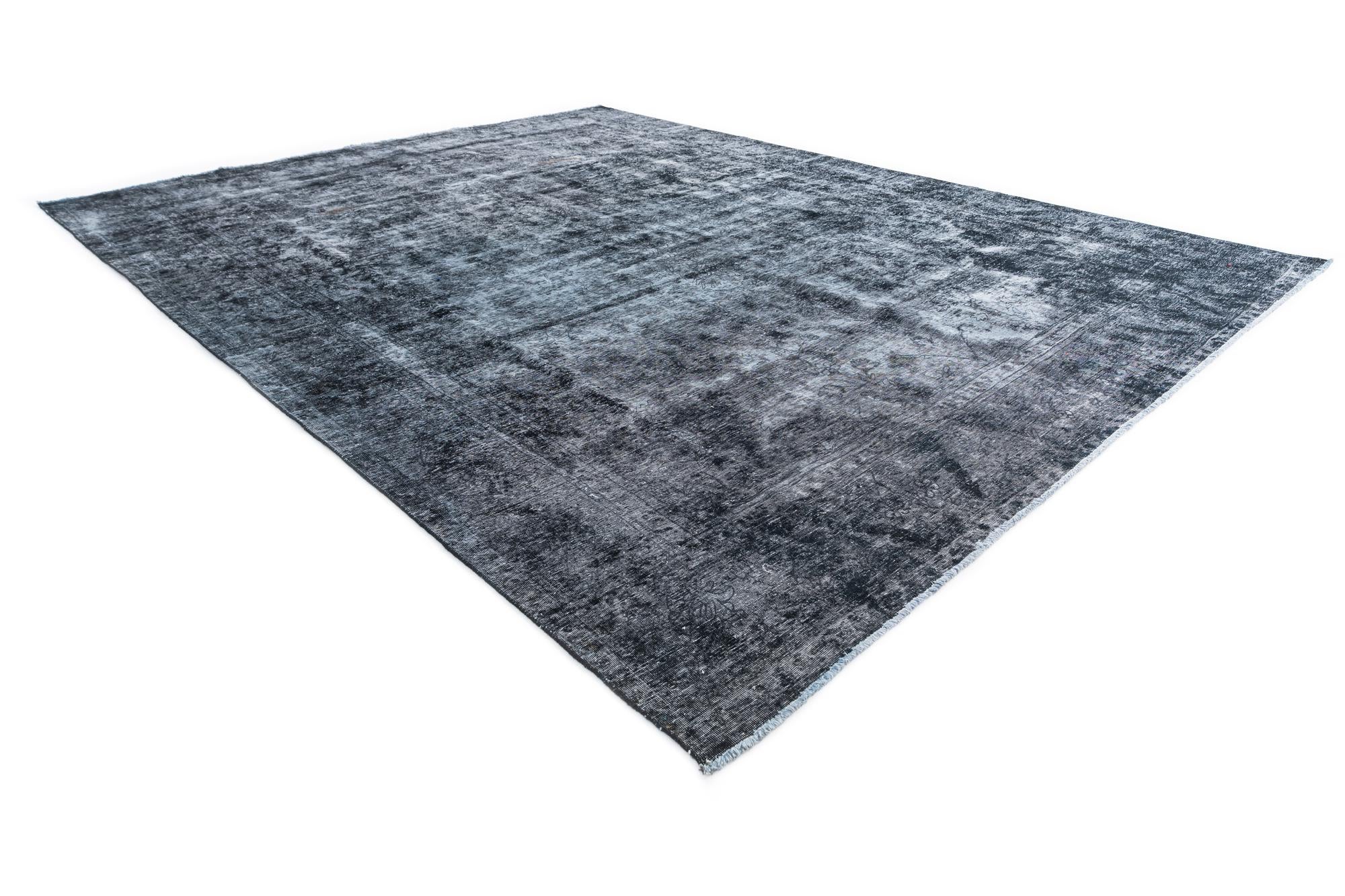 9' 9 x 12' 6 Hand Knotted Ultra Vintage Persian Wool Rug