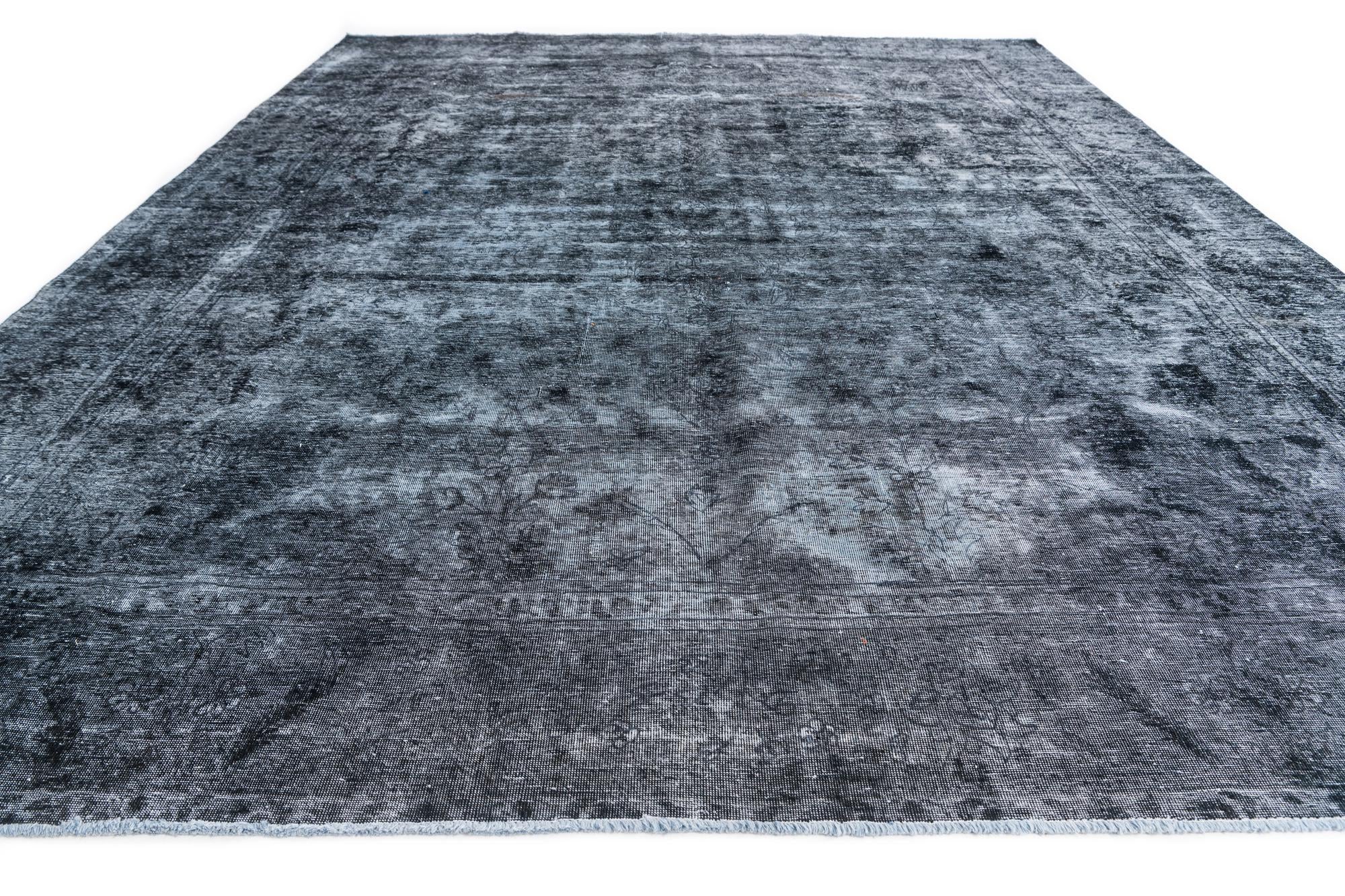 9' 9 x 12' 6 Hand Knotted Ultra Vintage Persian Wool Rug