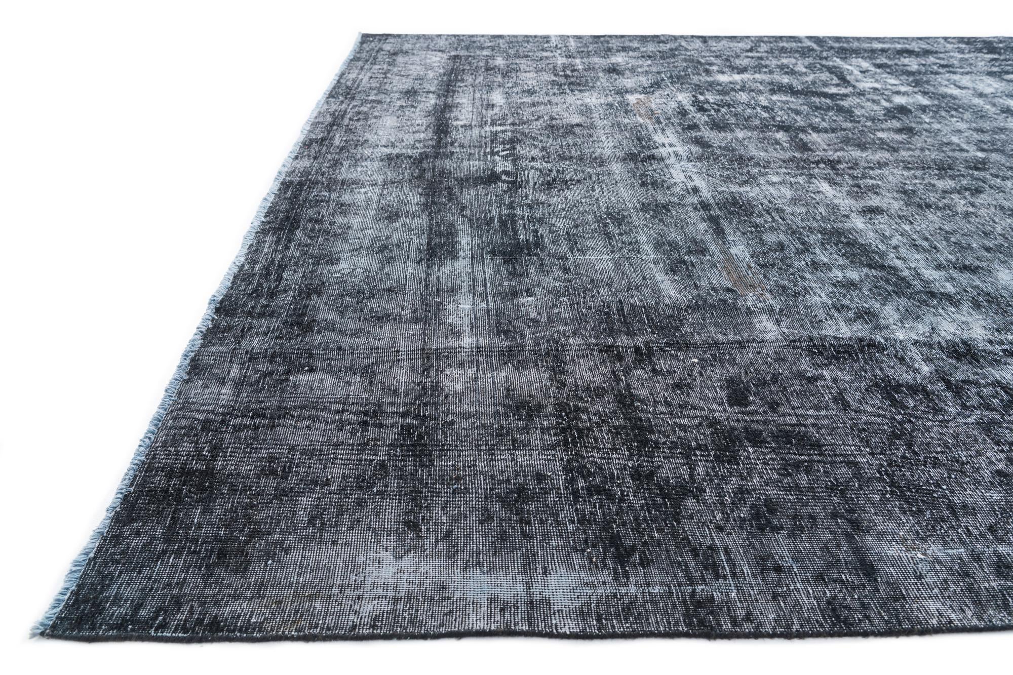 9' 9 x 12' 6 Hand Knotted Ultra Vintage Persian Wool Rug