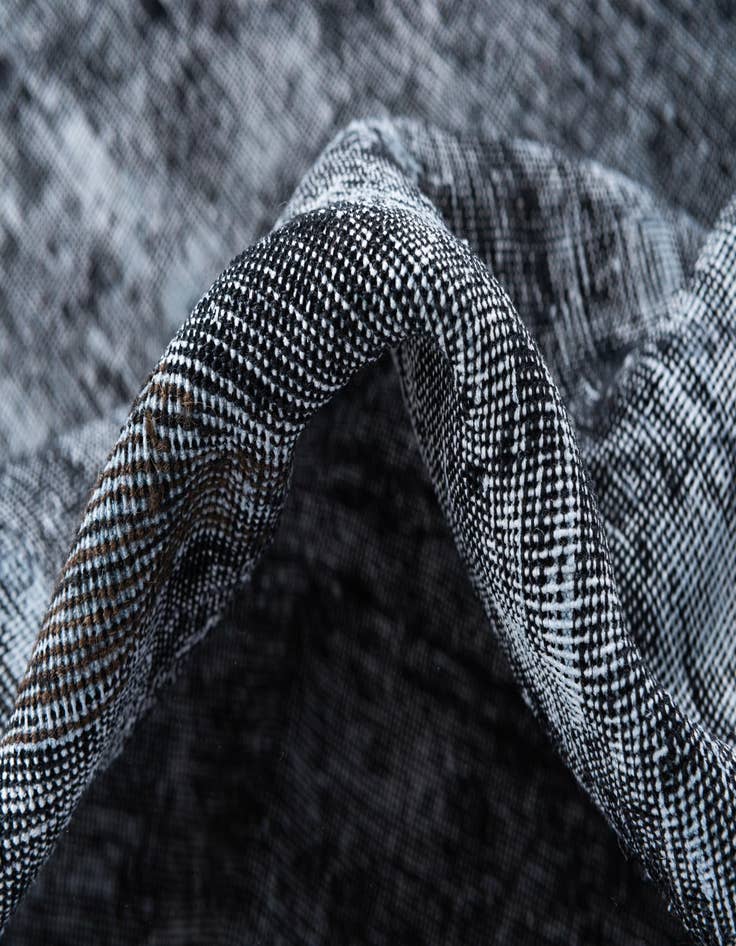 Detail image of 9' 9 x 12' 6  Hand Knotted Ultra Vintage Persian Wool Rug