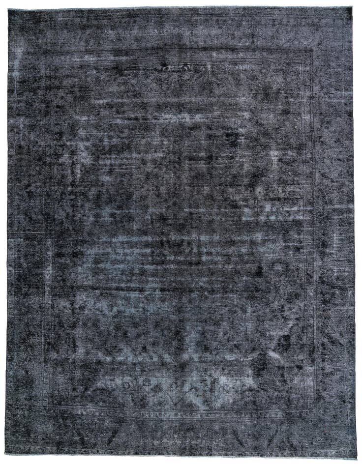 Detail image of 9' 9 x 12' 6 Hand Knotted Ultra Vintage Persian Wool Rug