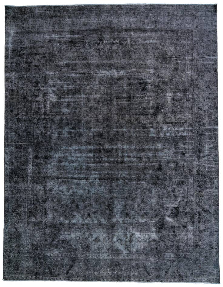Detail image of 9' 9 x 12' 6 Hand Knotted Ultra Vintage Persian Wool Rug